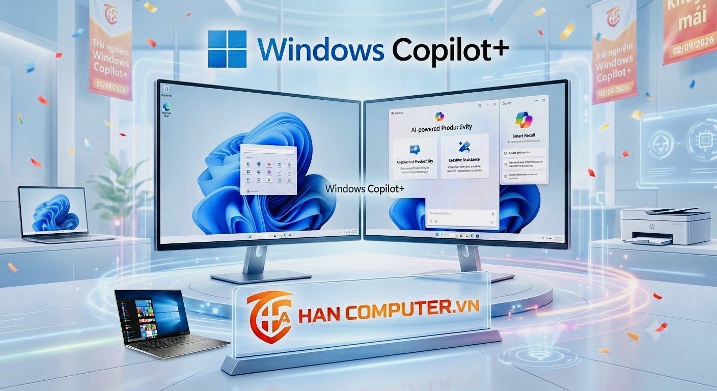 Windows Copilot+ là gì? Khám phá sức mạnh Copilot+ PC Tại Hancomputer.vn ngay nhé